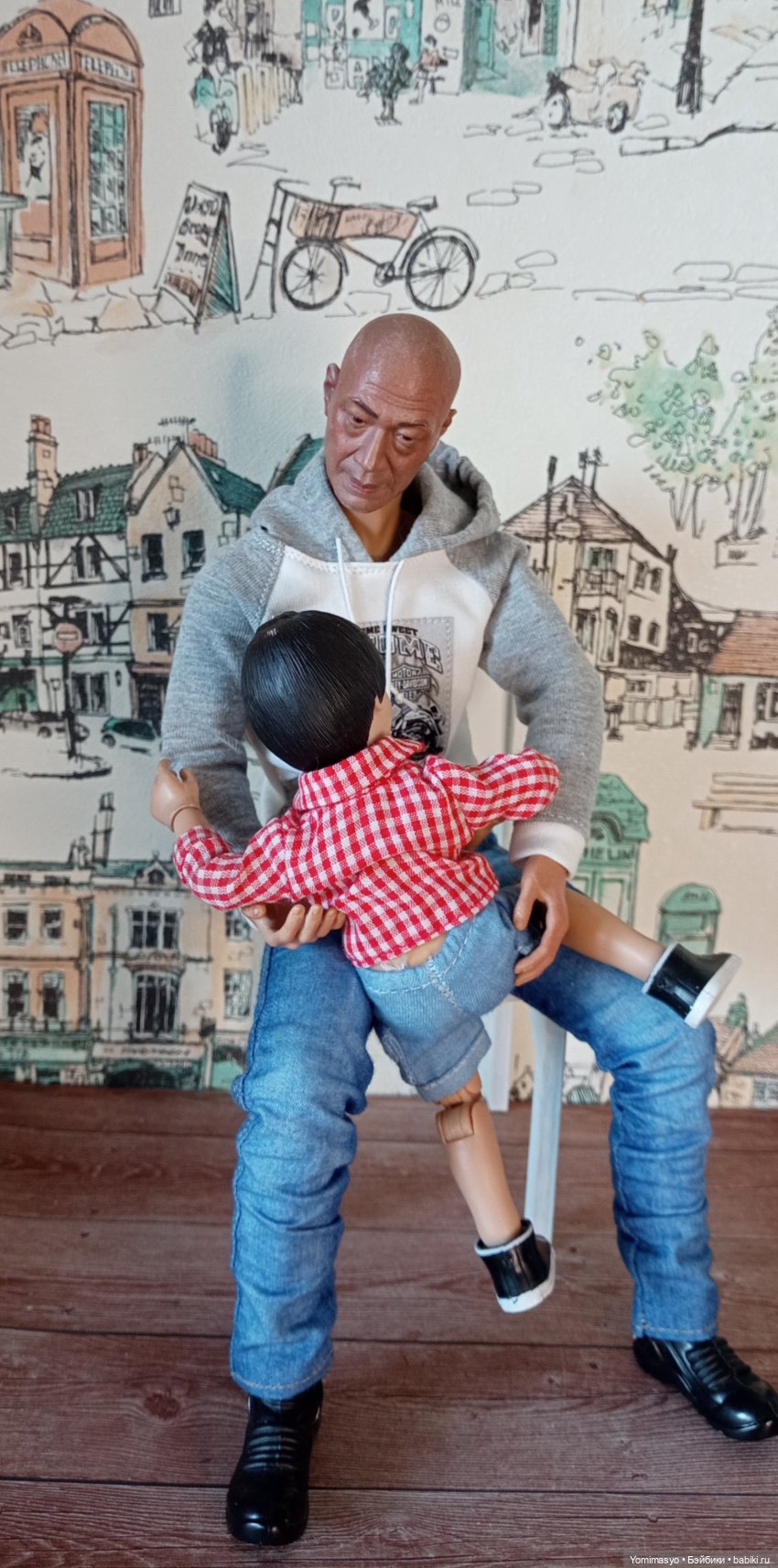 Дедушка Ши и внук — Коллекционные экшн