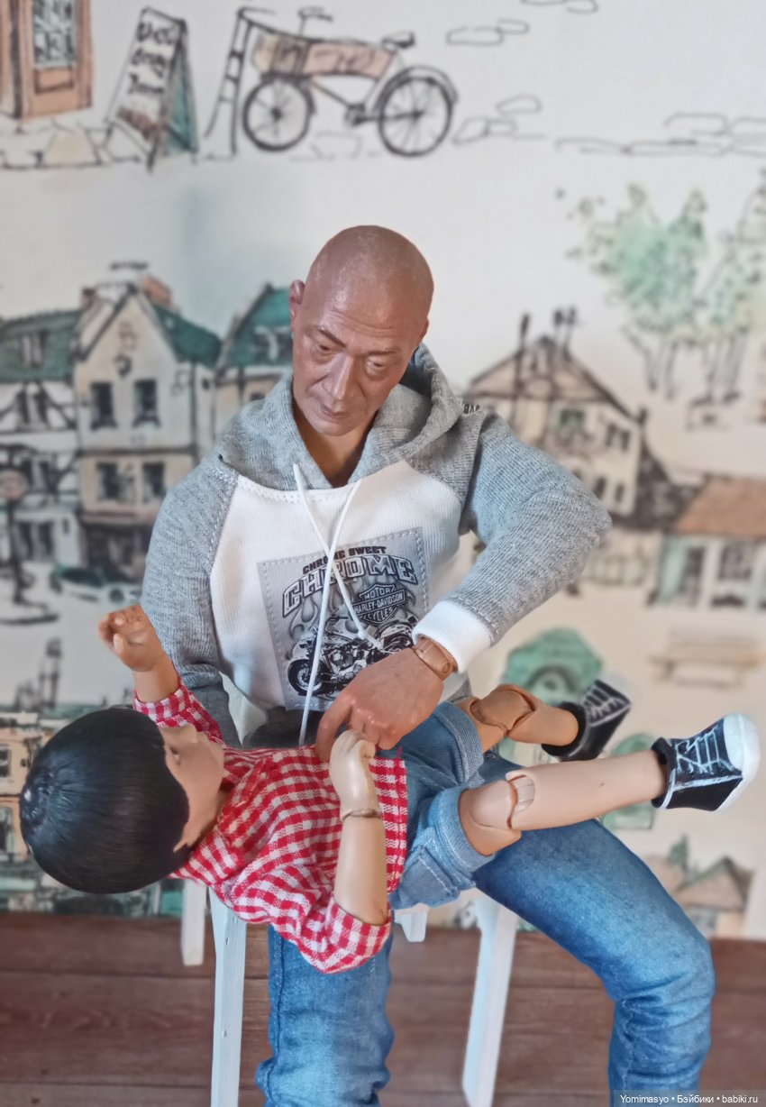 Дедушка Ши и внук — Коллекционные экшн