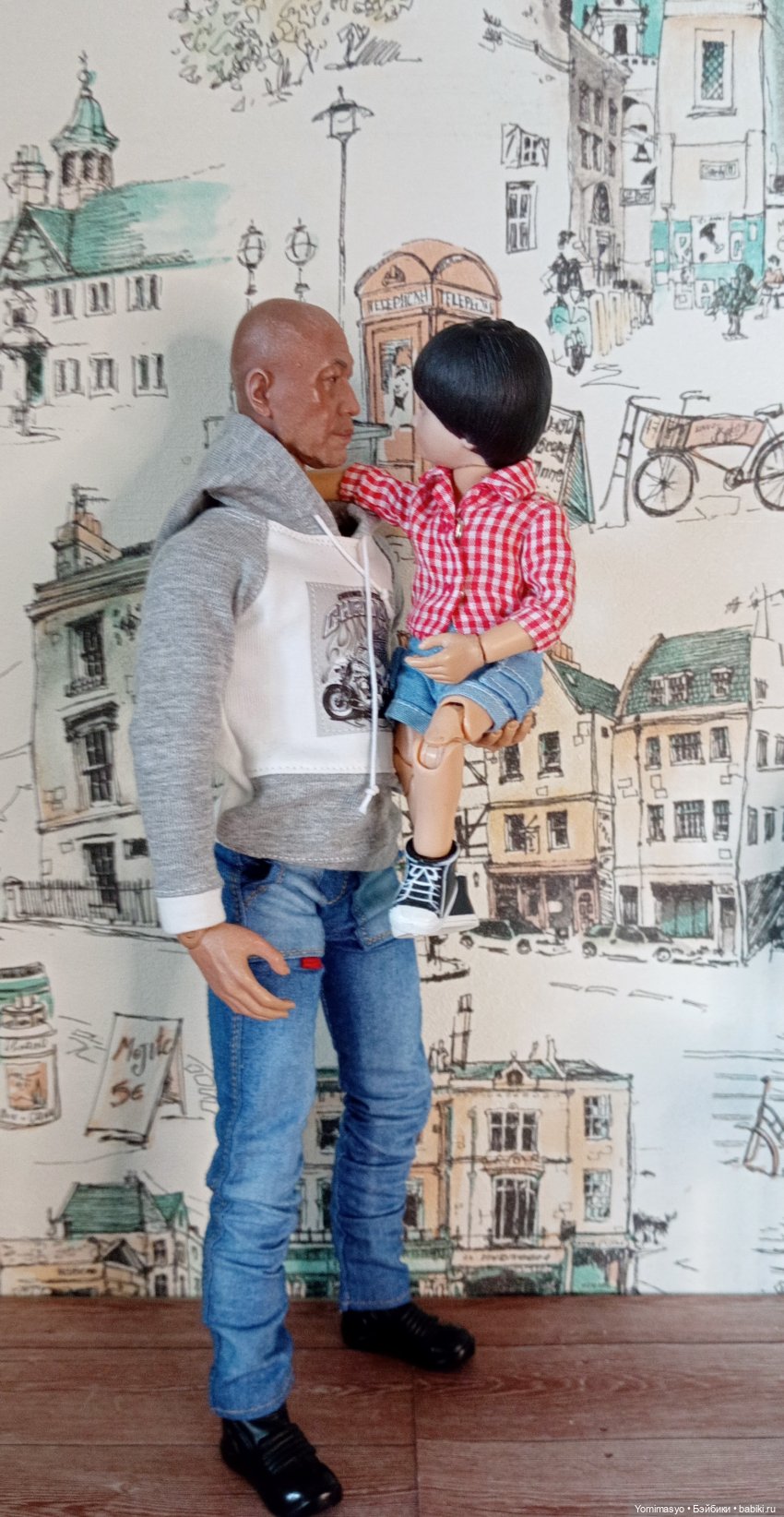 Дедушка Ши и внук — Коллекционные экшн