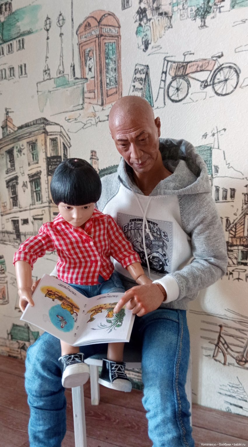 Дедушка Ши и внук — Коллекционные экшн