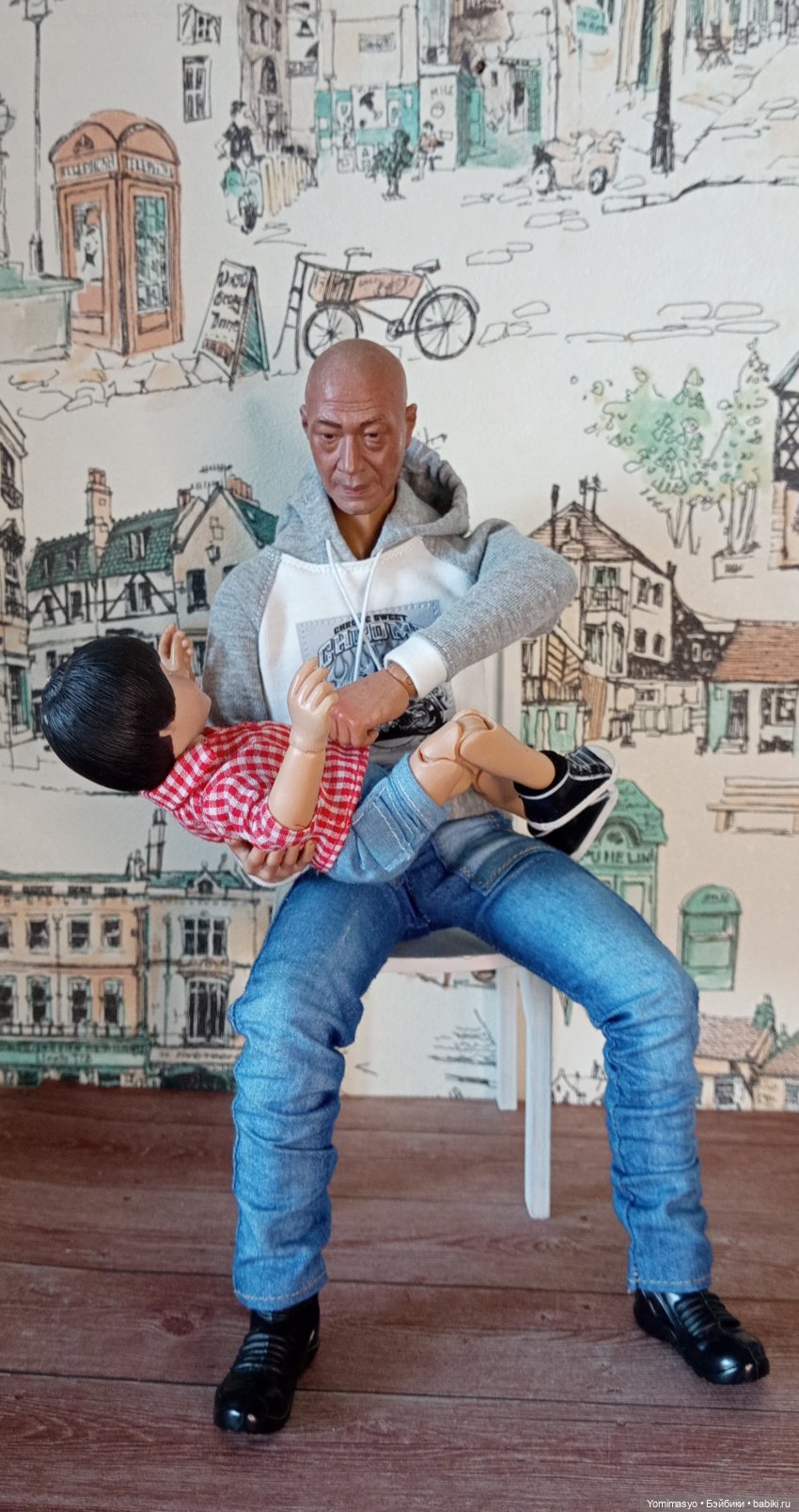 Дедушка Ши и внук — Коллекционные экшн