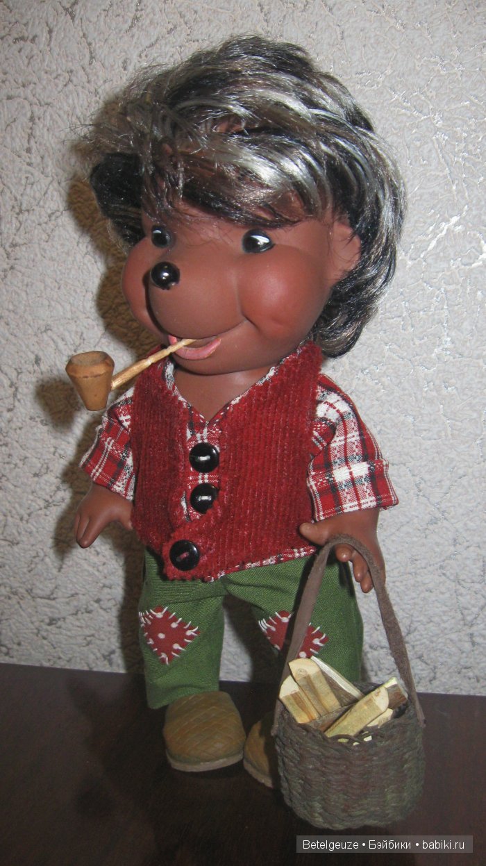 Ежик из детства — Реставрация и преображение кукол: ремонт (фото 3)