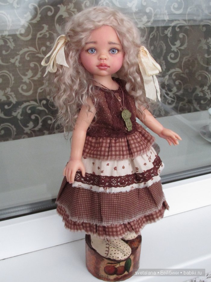 Мой первый опыт ООАК, моя Сашенька от Paola Reina (фото 5)