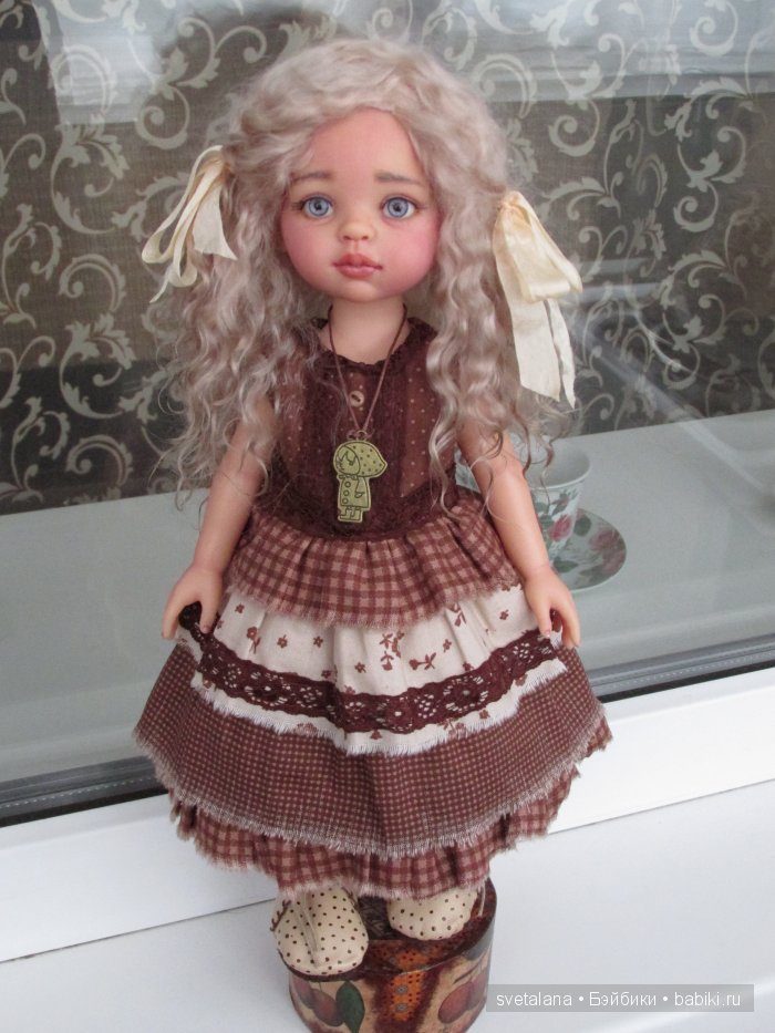 Мой первый опыт ООАК, моя Сашенька от Paola Reina (фото 3)