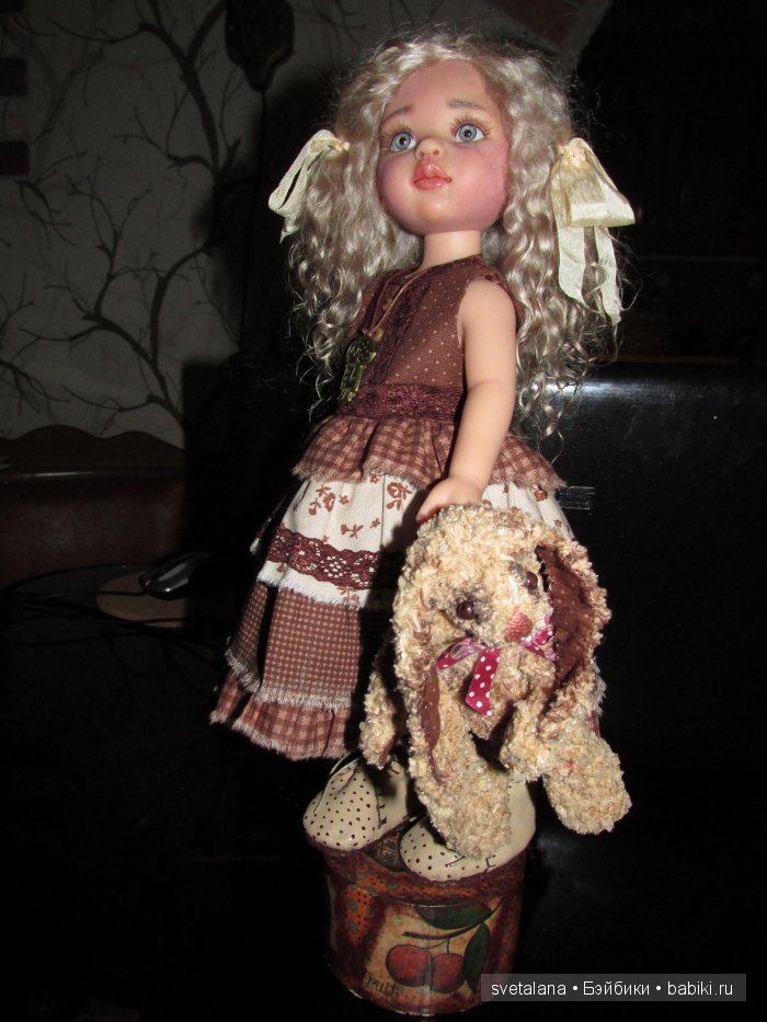 Мой первый опыт ООАК, моя Сашенька от Paola Reina (фото 10)