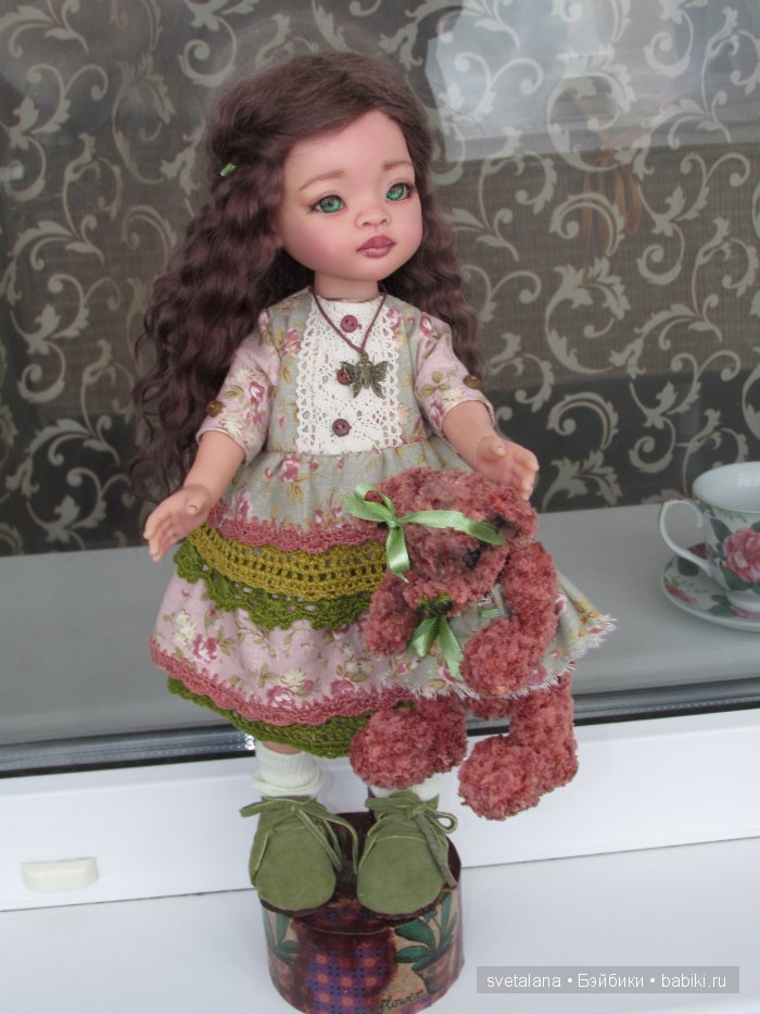 Моя зеленоглазая богиня, Анастасия. ООАК куклы Paola Reina (фото 8)