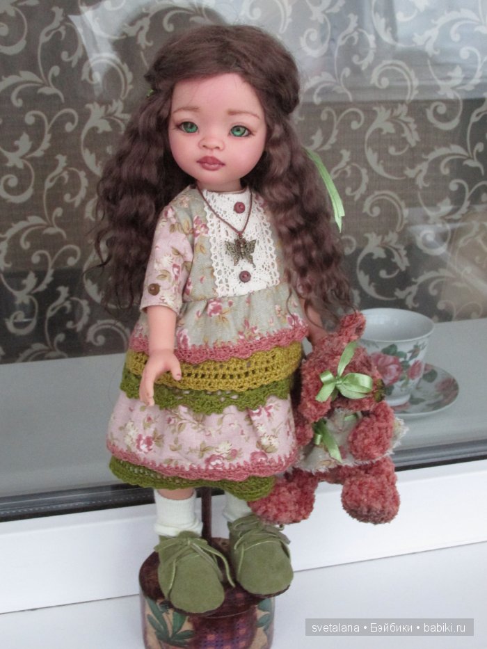 Моя зеленоглазая богиня, Анастасия. ООАК куклы Paola Reina (фото 9)