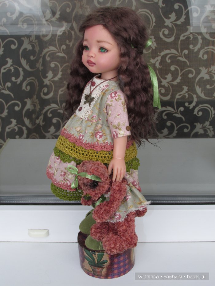 Моя зеленоглазая богиня, Анастасия. ООАК куклы Paola Reina (фото 4)