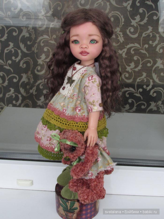 Моя зеленоглазая богиня, Анастасия. ООАК куклы Paola Reina (фото 3)