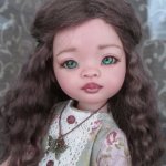 Моя зеленоглазая богиня, Анастасия. ООАК куклы Paola Reina