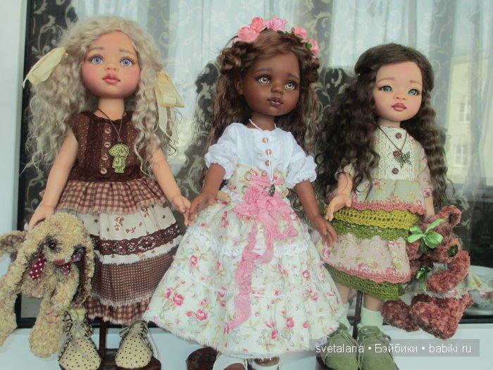 Моя мулаточка Латойа. ООАК куколки Paola Reina