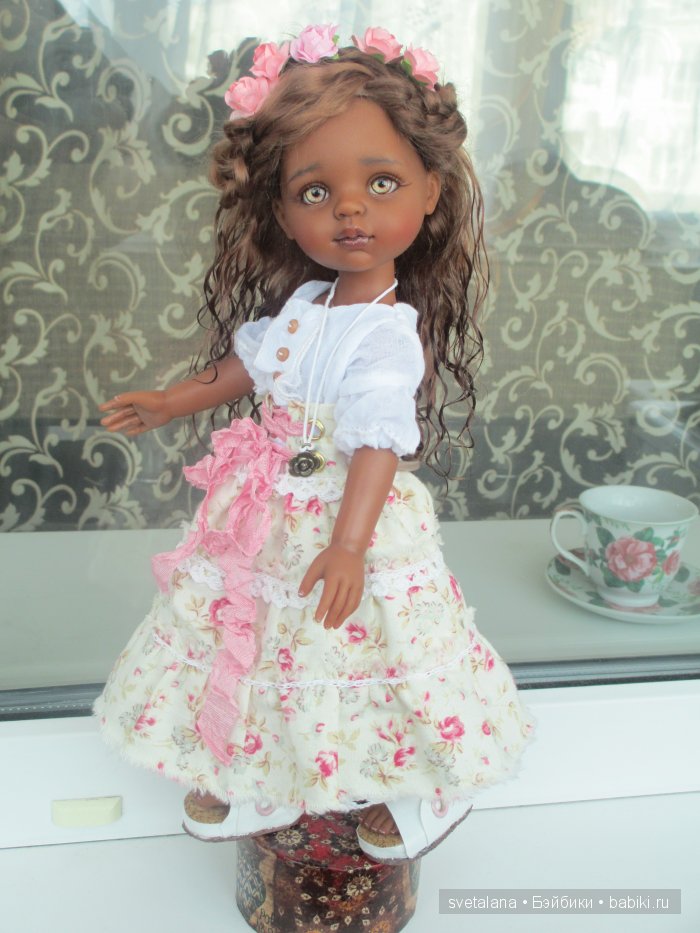 Моя мулаточка Латойа. ООАК куколки Paola Reina