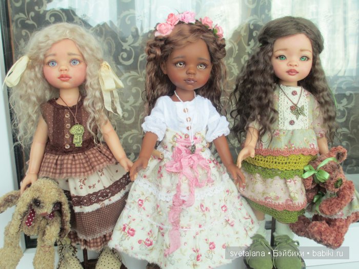 Моя мулаточка Латойа. ООАК куколки Paola Reina