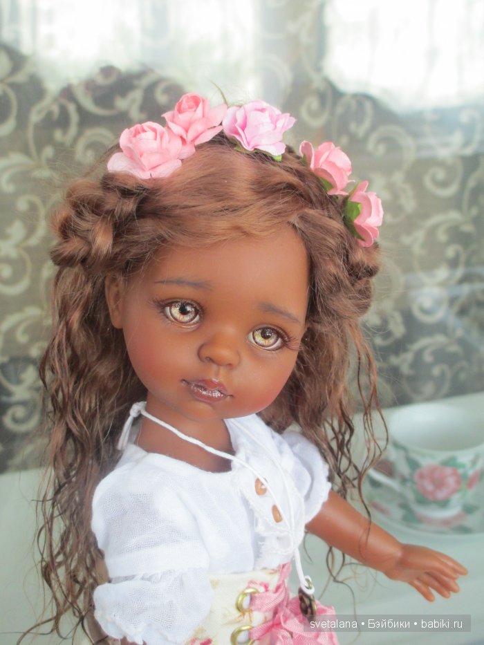 Моя мулаточка Латойа. ООАК куколки Paola Reina (фото 8)
