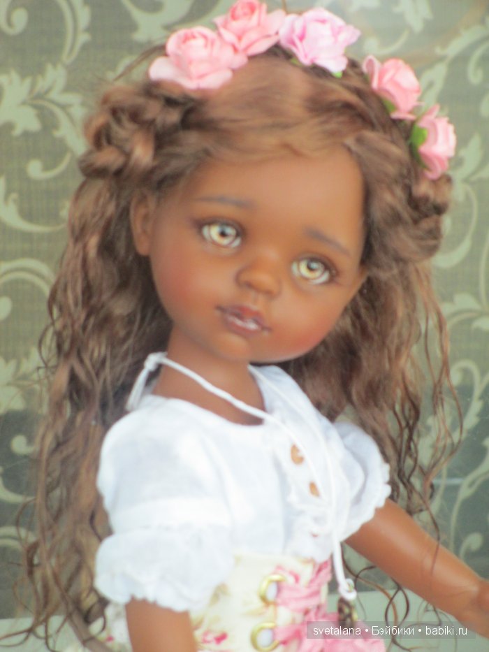 Моя мулаточка Латойа. ООАК куколки Paola Reina (фото 7)