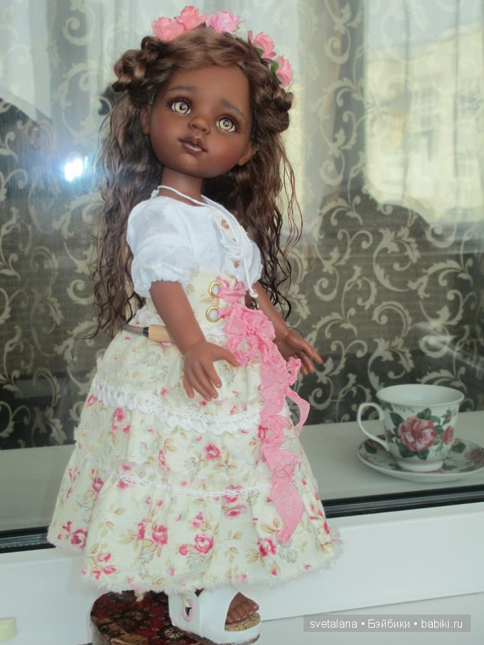 Моя мулаточка Латойа. ООАК куколки Paola Reina (фото 10)
