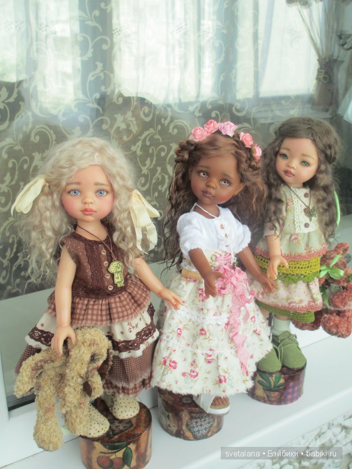 Моя мулаточка Латойа. ООАК куколки Paola Reina