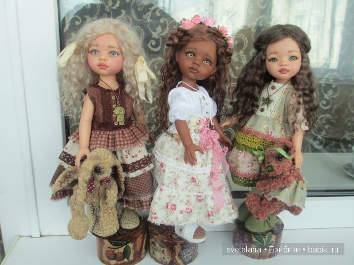 Моя мулаточка Латойа. ООАК куколки Paola Reina (фото 3)