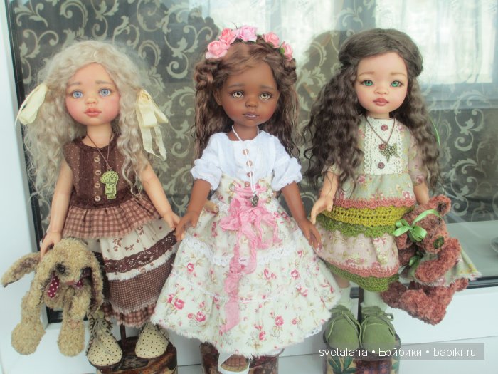 Моя мулаточка Латойа. ООАК куколки Paola Reina