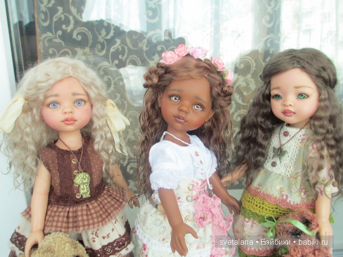 Моя мулаточка Латойа. ООАК куколки Paola Reina