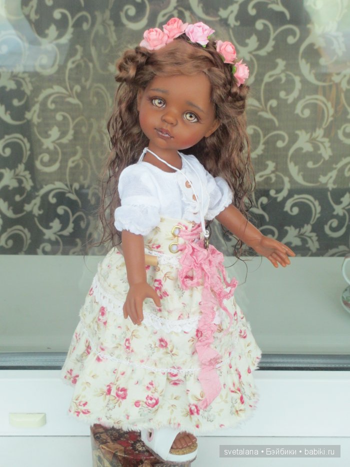 Моя мулаточка Латойа. ООАК куколки Paola Reina (фото 9)