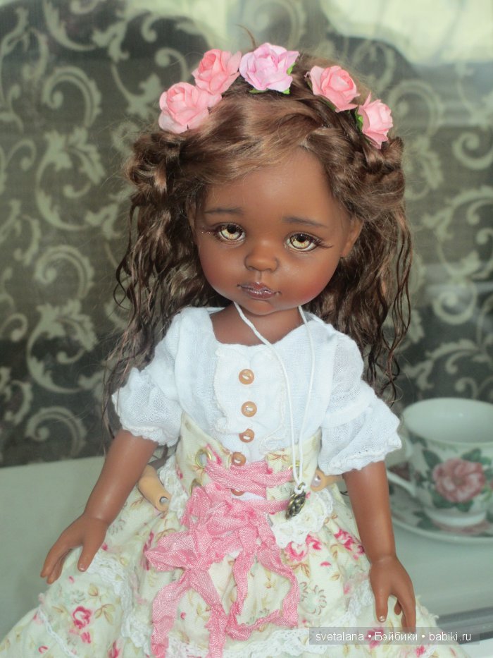 Моя мулаточка Латойа. ООАК куколки Paola Reina (фото 5)