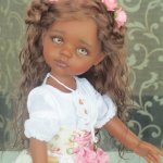 Моя мулаточка Латойа. ООАК куколки Paola Reina