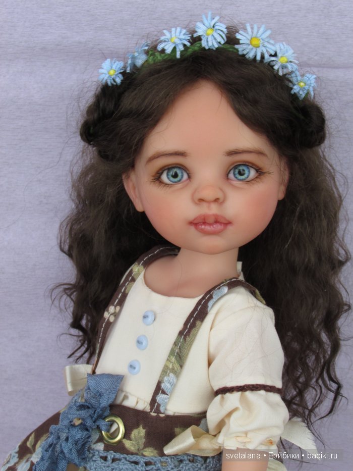 Наташа. Девочка Незабудка. ООАК куклы Paola Reina
