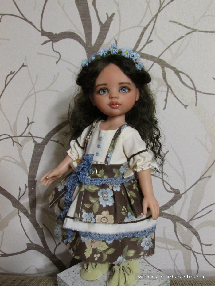 Наташа. Девочка Незабудка. ООАК куклы Paola Reina