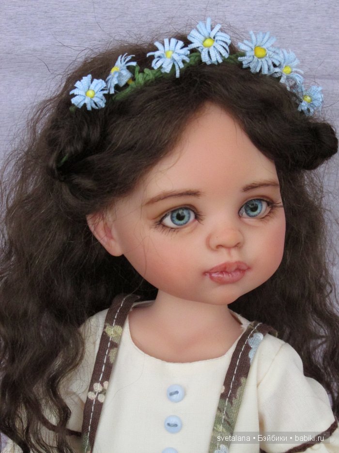 Наташа. Девочка Незабудка. ООАК куклы Paola Reina (фото 10)