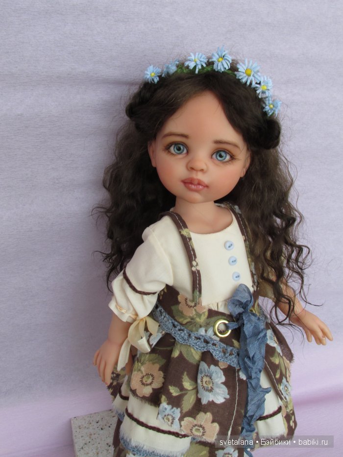 Наташа. Девочка Незабудка. ООАК куклы Paola Reina