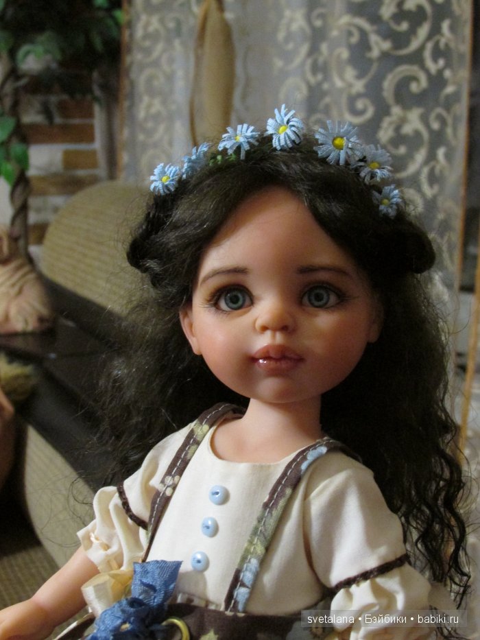 Наташа. Девочка Незабудка. ООАК куклы Paola Reina