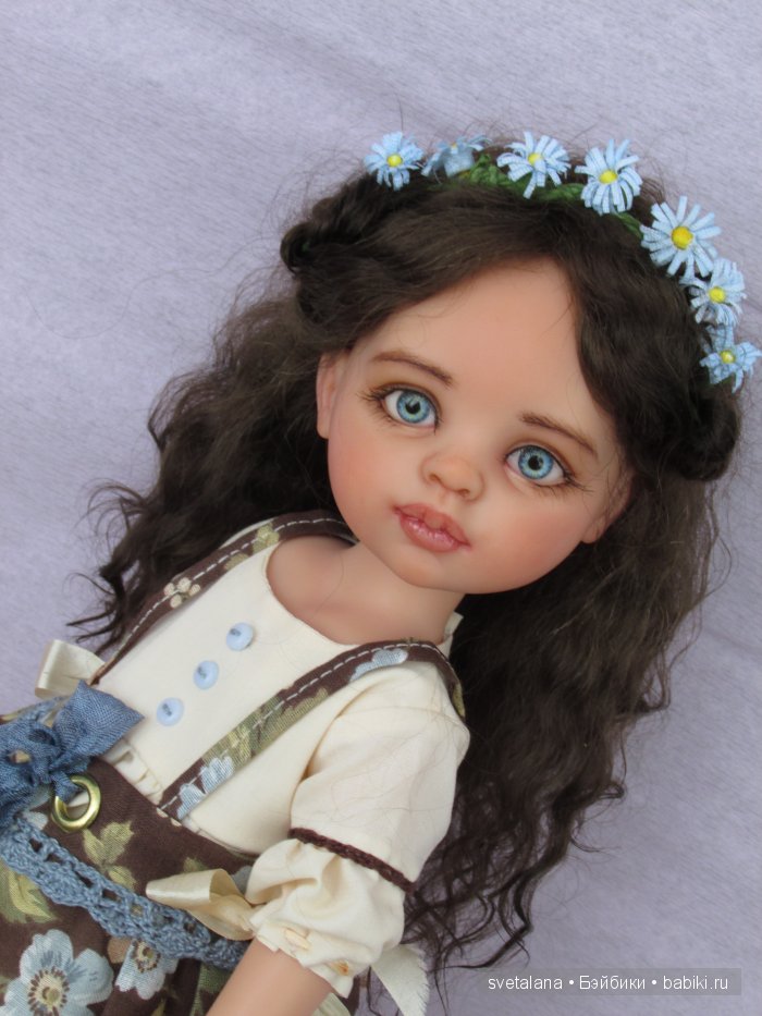 Наташа. Девочка Незабудка. ООАК куклы Paola Reina