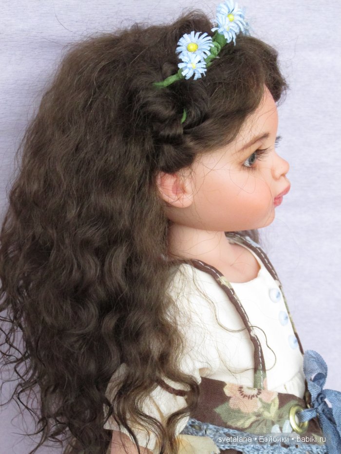 Наташа. Девочка Незабудка. ООАК куклы Paola Reina