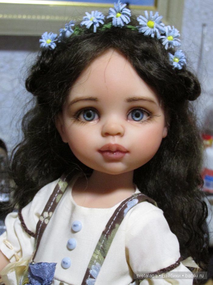 Наташа. Девочка Незабудка. ООАК куклы Paola Reina