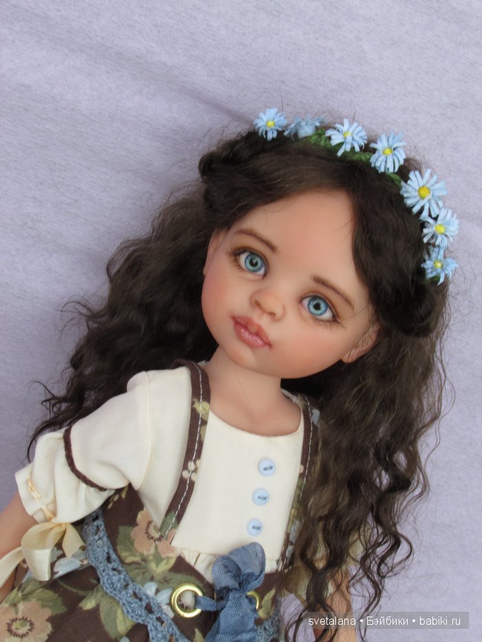 Наташа. Девочка Незабудка. ООАК куклы Paola Reina