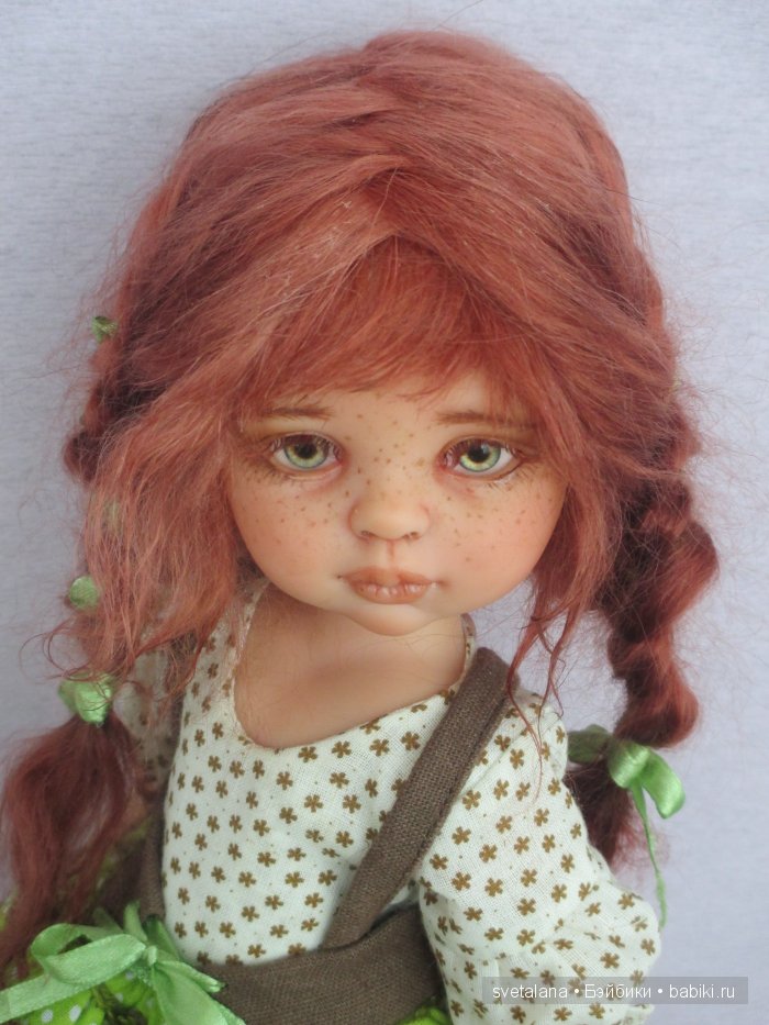 Полина.Рыжее чудо. ООАК куколки Paola Reina