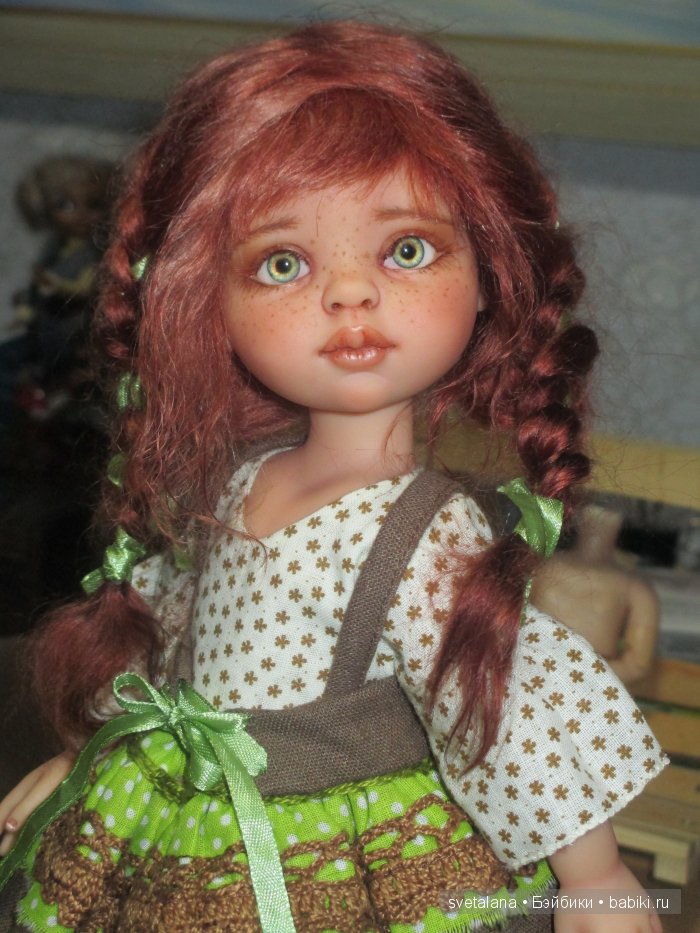 Полина.Рыжее чудо. ООАК куколки Paola Reina