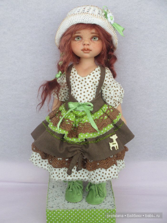 Полина.Рыжее чудо. ООАК куколки Paola Reina (фото 5)