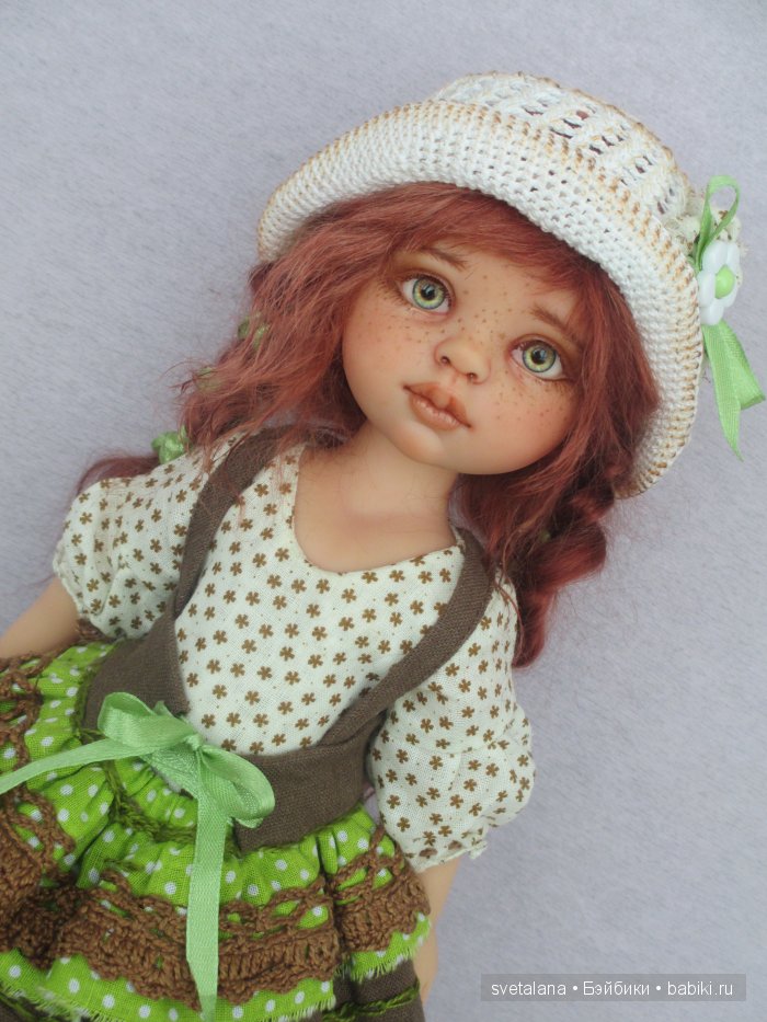 Полина.Рыжее чудо. ООАК куколки Paola Reina (фото 7)