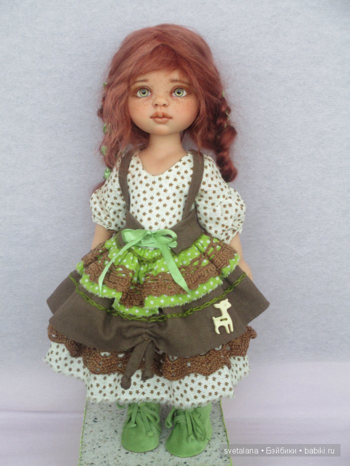 Полина.Рыжее чудо. ООАК куколки Paola Reina (фото 8)