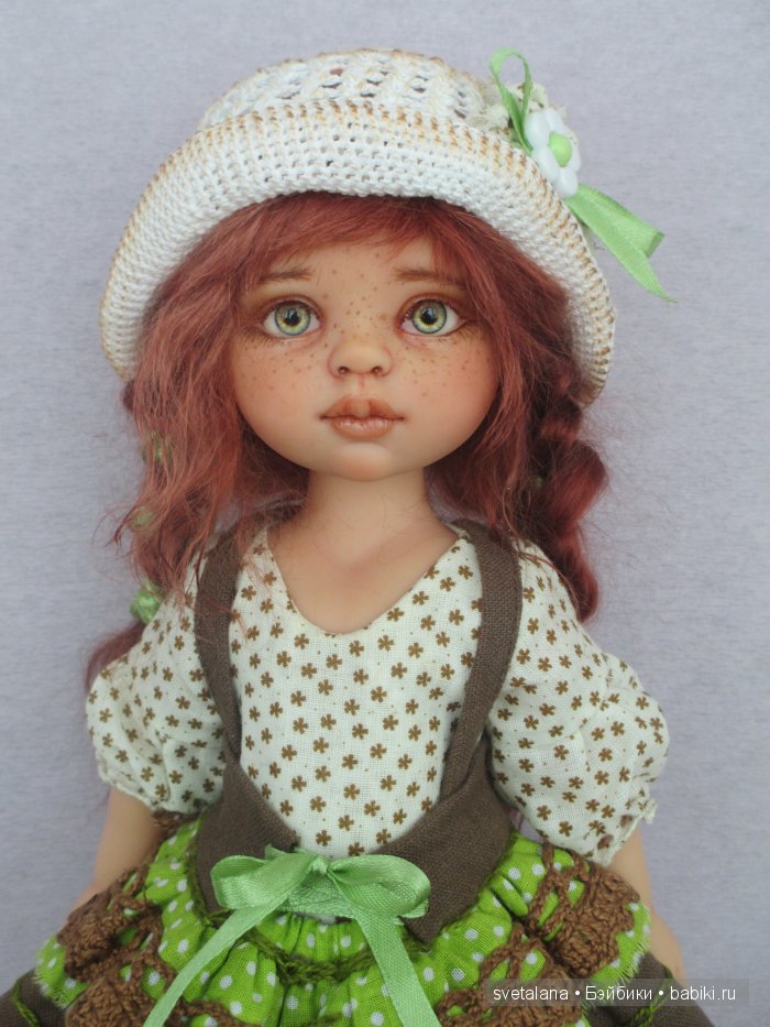 Полина.Рыжее чудо. ООАК куколки Paola Reina (фото 6)