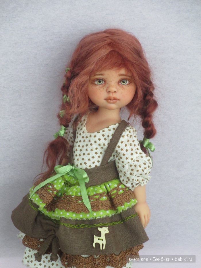 Полина.Рыжее чудо. ООАК куколки Paola Reina