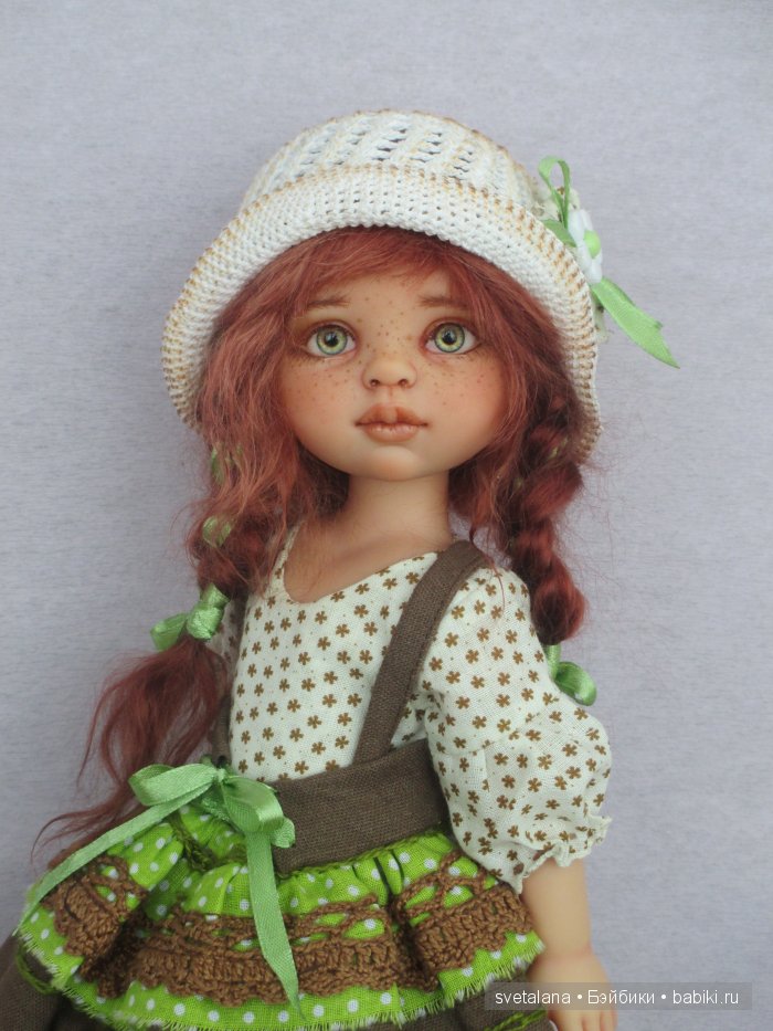 Полина.Рыжее чудо. ООАК куколки Paola Reina