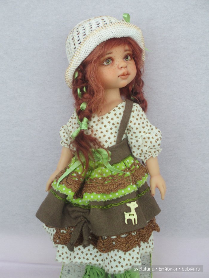 Полина.Рыжее чудо. ООАК куколки Paola Reina (фото 4)