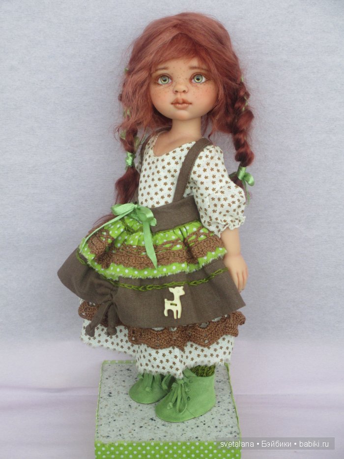 Полина.Рыжее чудо. ООАК куколки Paola Reina (фото 9)