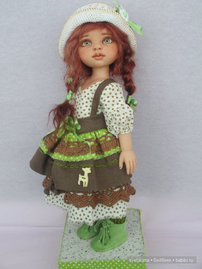 Полина.Рыжее чудо. ООАК куколки Paola Reina (фото 3)