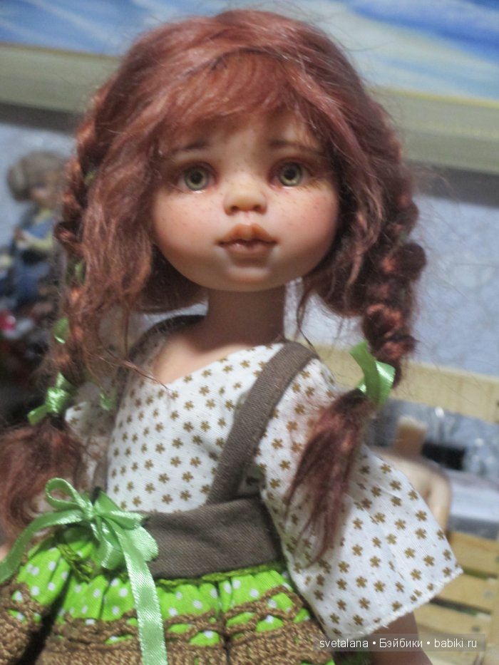 Полина.Рыжее чудо. ООАК куколки Paola Reina