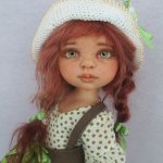 Полина.Рыжее чудо. ООАК куколки Paola Reina