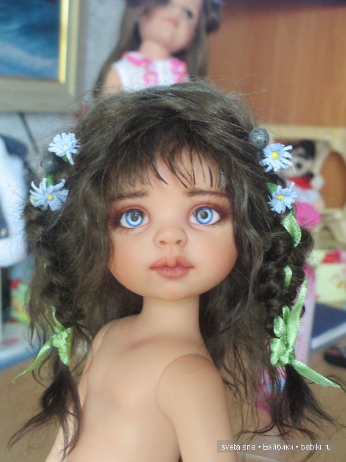 Незабудка... ООАК куклы Паола Рейна | Бэйбики Незабудка... ООАК куклы Паола Рейна